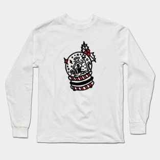 Merry Christmas Crystal Ball Long Sleeve T-Shirt